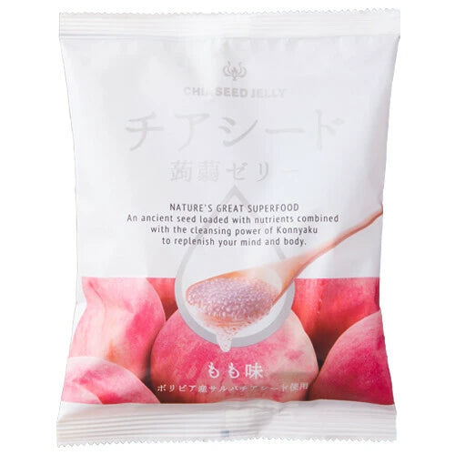 現貨:奇亞籽蒟蒻果凍 (甜菜糖製造) 任選一款:1袋(10個入り)