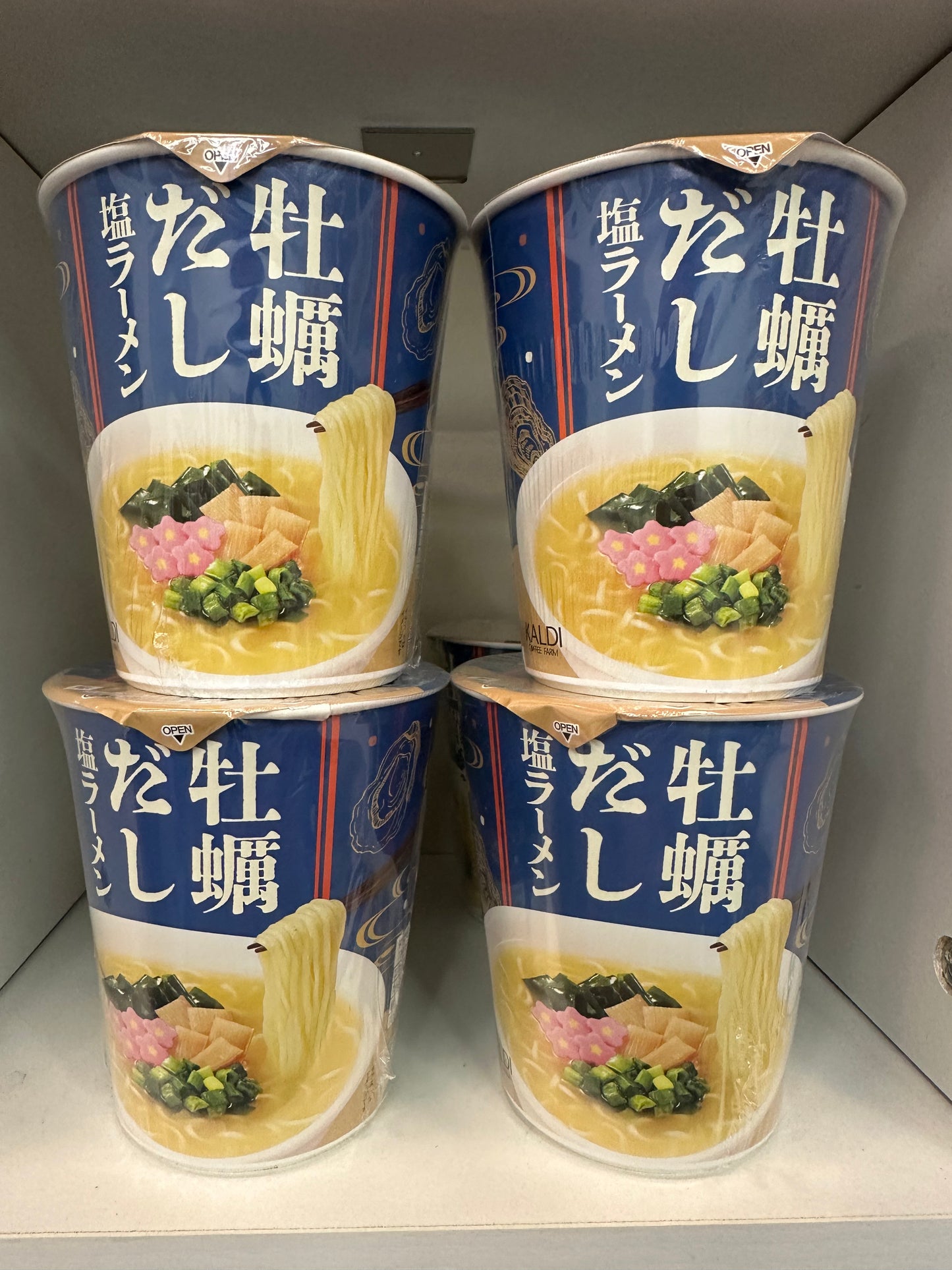 Kaldi 期間限定:蠔湯鹽味杯麵 (62g)