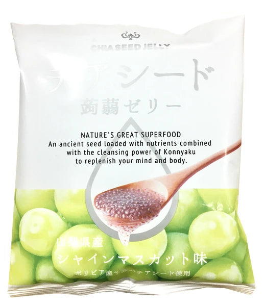 現貨：奇亞籽蒟蒻果凍 （甜菜糖製造） 任選一款：1袋（10個入り）