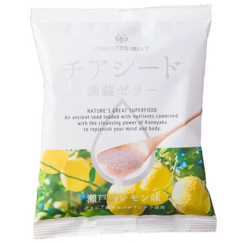 現貨：奇亞籽蒟蒻果凍 （甜菜糖製造） 任選一款：1袋（10個入り）