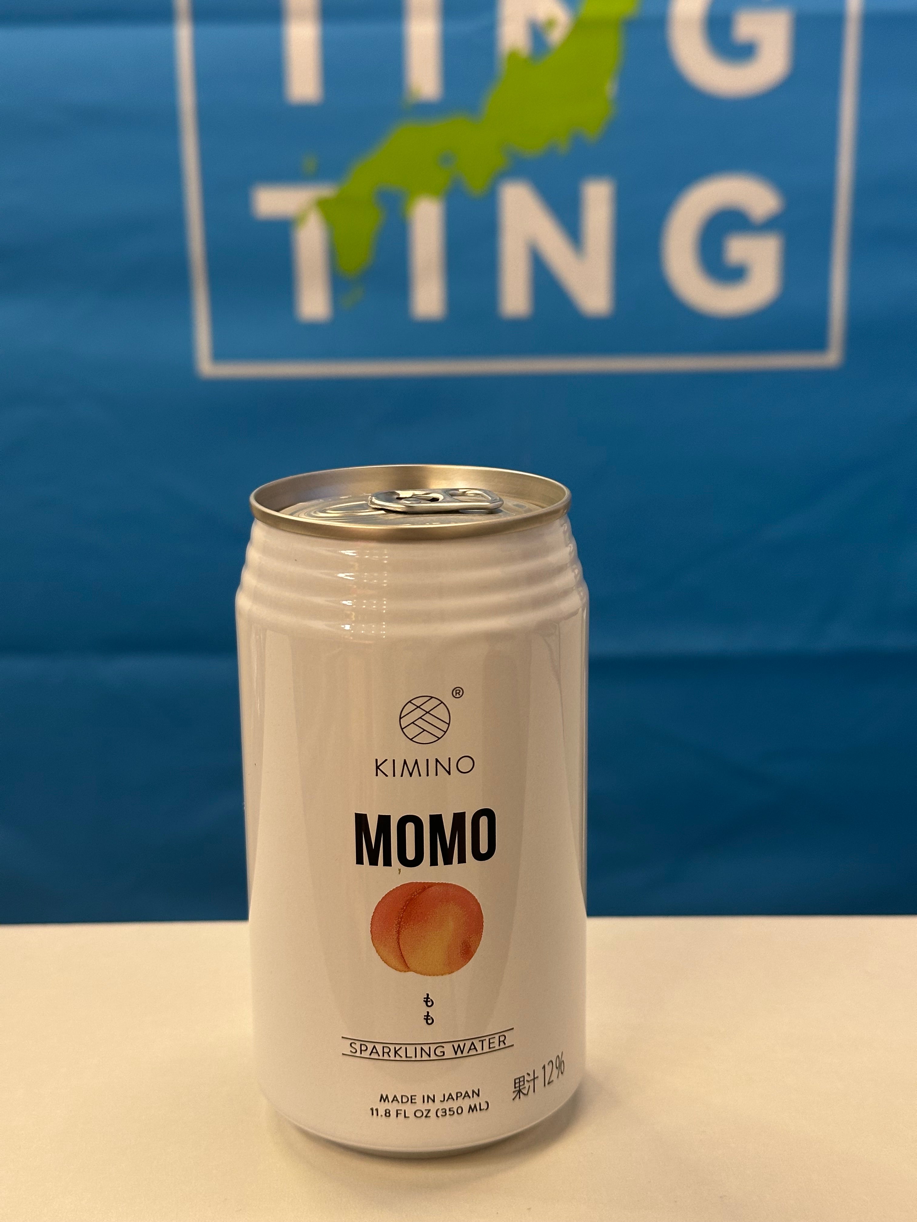 Kimino 日本限定：有味梳打水（柚子/白桃/蘋果 350ml)