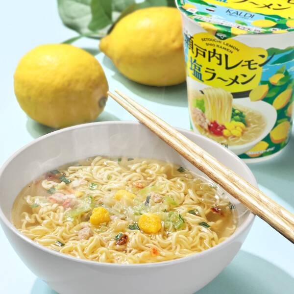 Kaldi 期間限定：瀨戶檸檬鹽湯杯麵