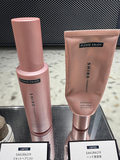 Shiro （2 月13 日發行：數量限定）Sakura 219 
Hair mist - (80ml)