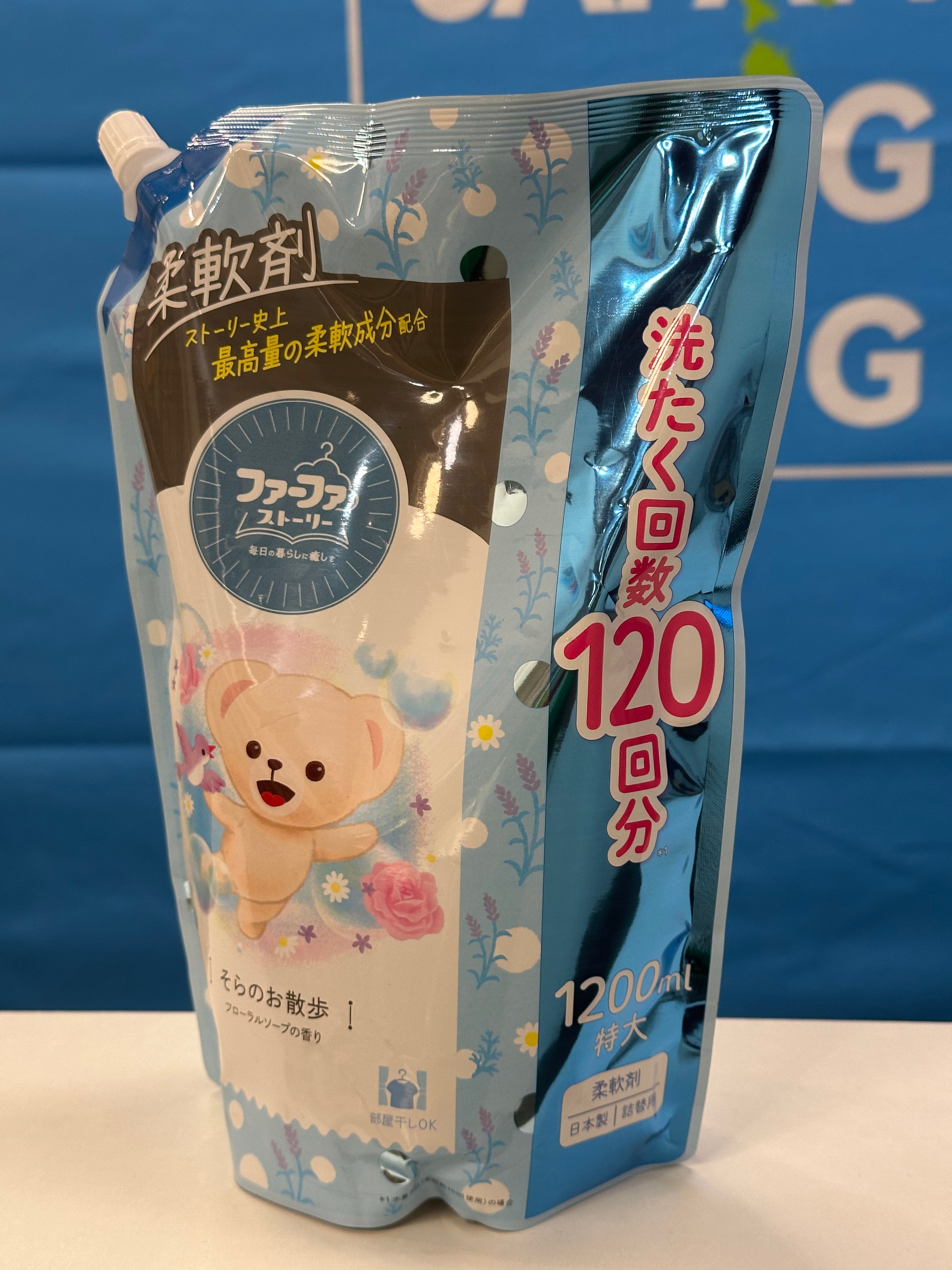 花香柔順劑 : 1200ml (環保裝）